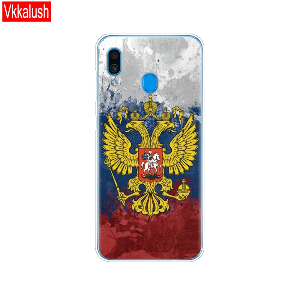 Мобильный телефон сумка чехол для Samsung Galaxy A20 A20E Силиконовая задняя крышка 2019 A205F
