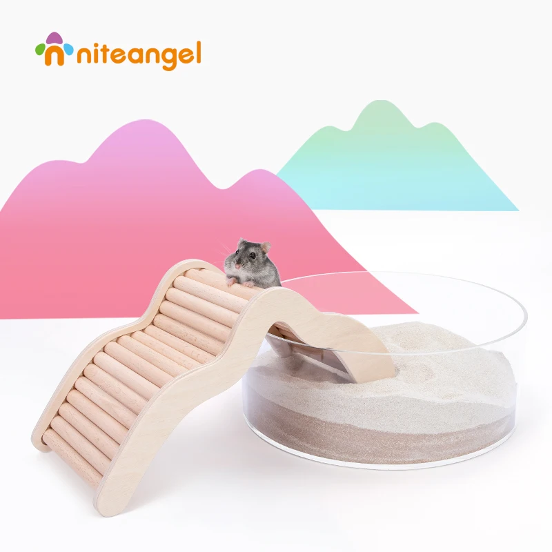 

Bath Sand Basin Ladder Hamster Small Arch Bridge to Avoid Natural Beech Ladder