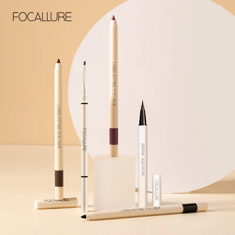 FOCALLURE 3 шт набор для макияжа глаз черная жидкая подводка водостойкая гелевая век