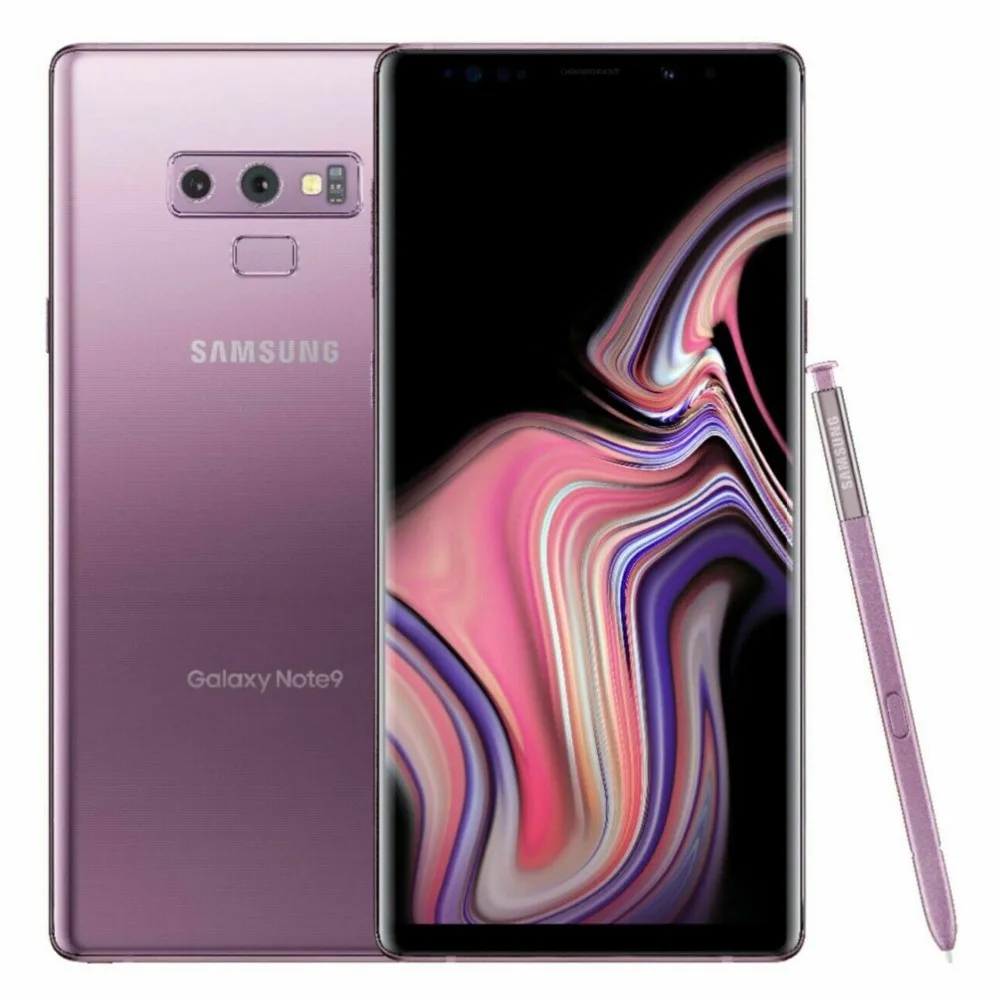 Samsung Galaxy Note9 Note 9 N960U, 128 Гб ПЗУ, 6 ГБ ОЗУ,, LTE, четыре ядра, 6,4 дюймов, двойной, 12 МП, NFC, Snapdragon 845, мобильный телефон