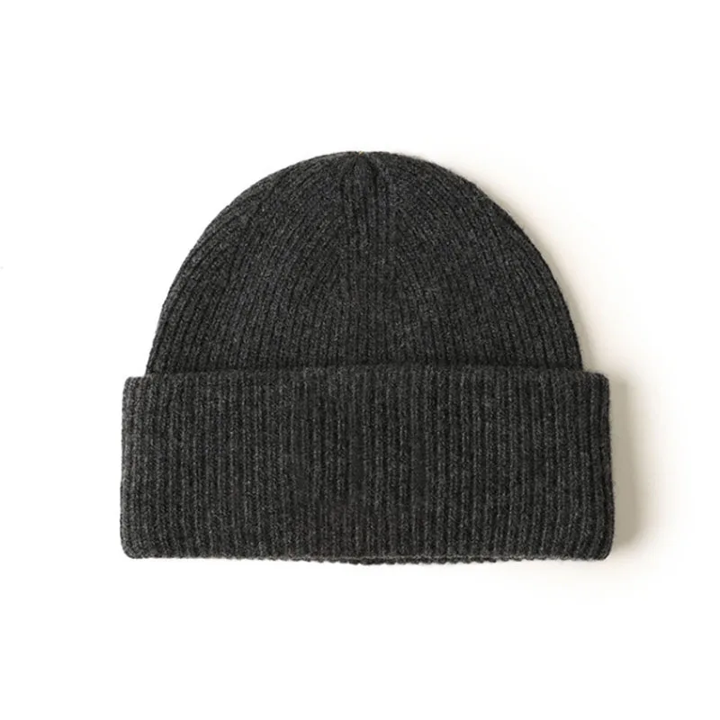 CAVME15 Deep gray CAVME, шерстяные шапки бини, шапки, унисекс, Повседневные шапки, одноцветные, для женщин, мужчин, зимние шапки для девушек, 99% Натуральная шерсть - Цвет: CAVME15 Deep gray