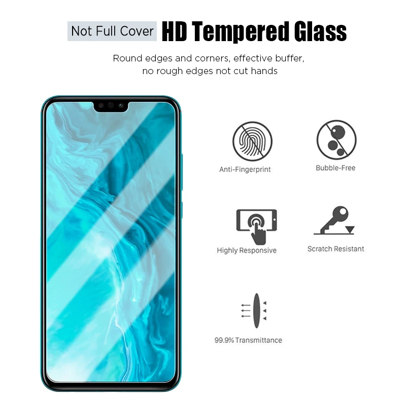 4pcs tempered glass for honor 30 20 10 9 10x 9x lite pro screen protector for honor 9a 8a 10i 20i 30i 9s 8s 8x 9c 8c phone glass free global shipping