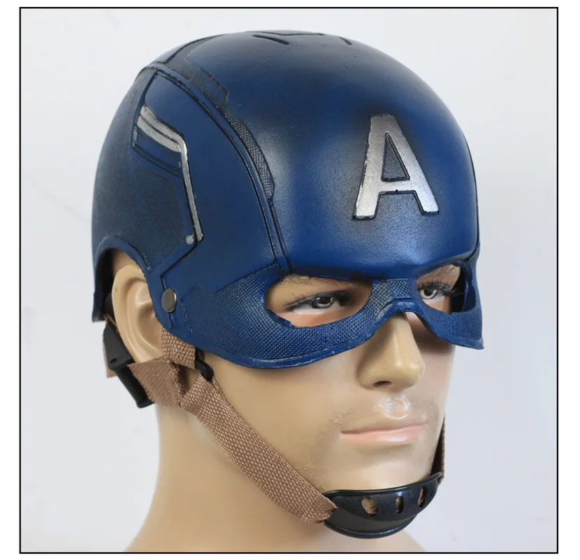 Косплей Steven Rogers маска ПВХ Человек Взрослый Хэллоуин вечерние Опора Cos супергерой