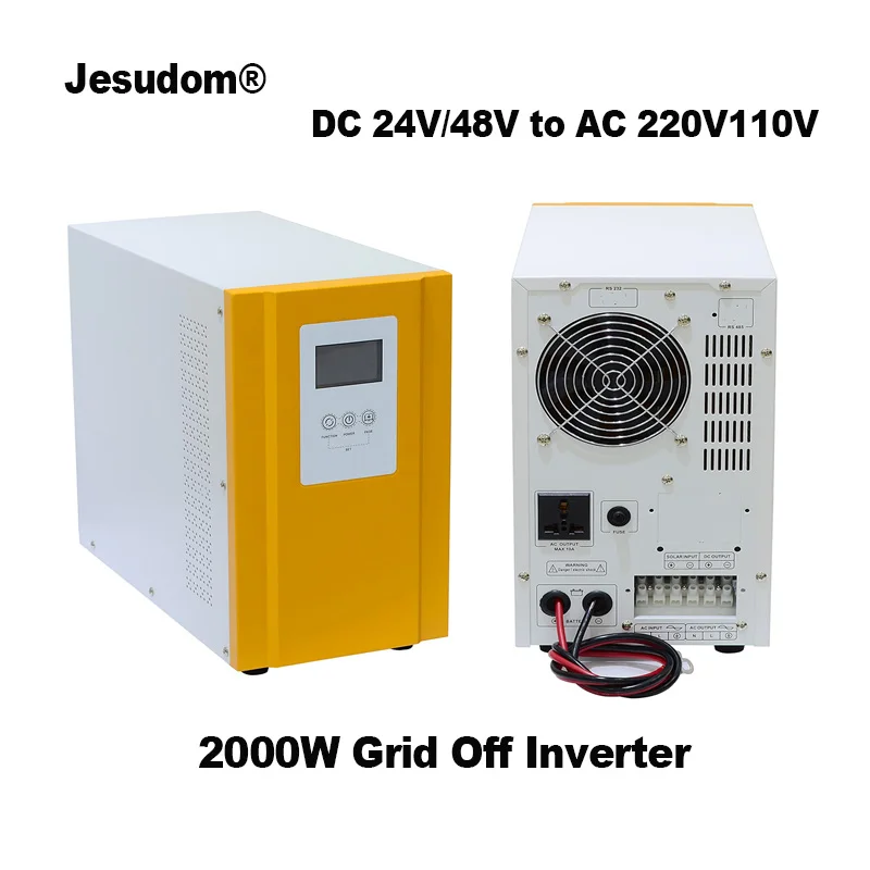 Инвертор немодулированного синусоидального сигнала 2000 Вт 24 В/48 В постоянного