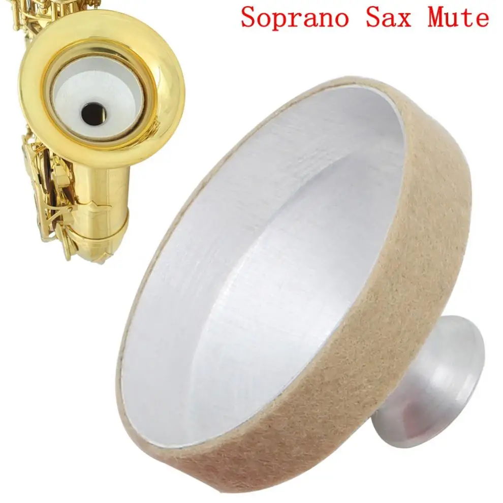 Саксофон из алюминиевого сплава Sax mute Dampener глушитель для сопрано