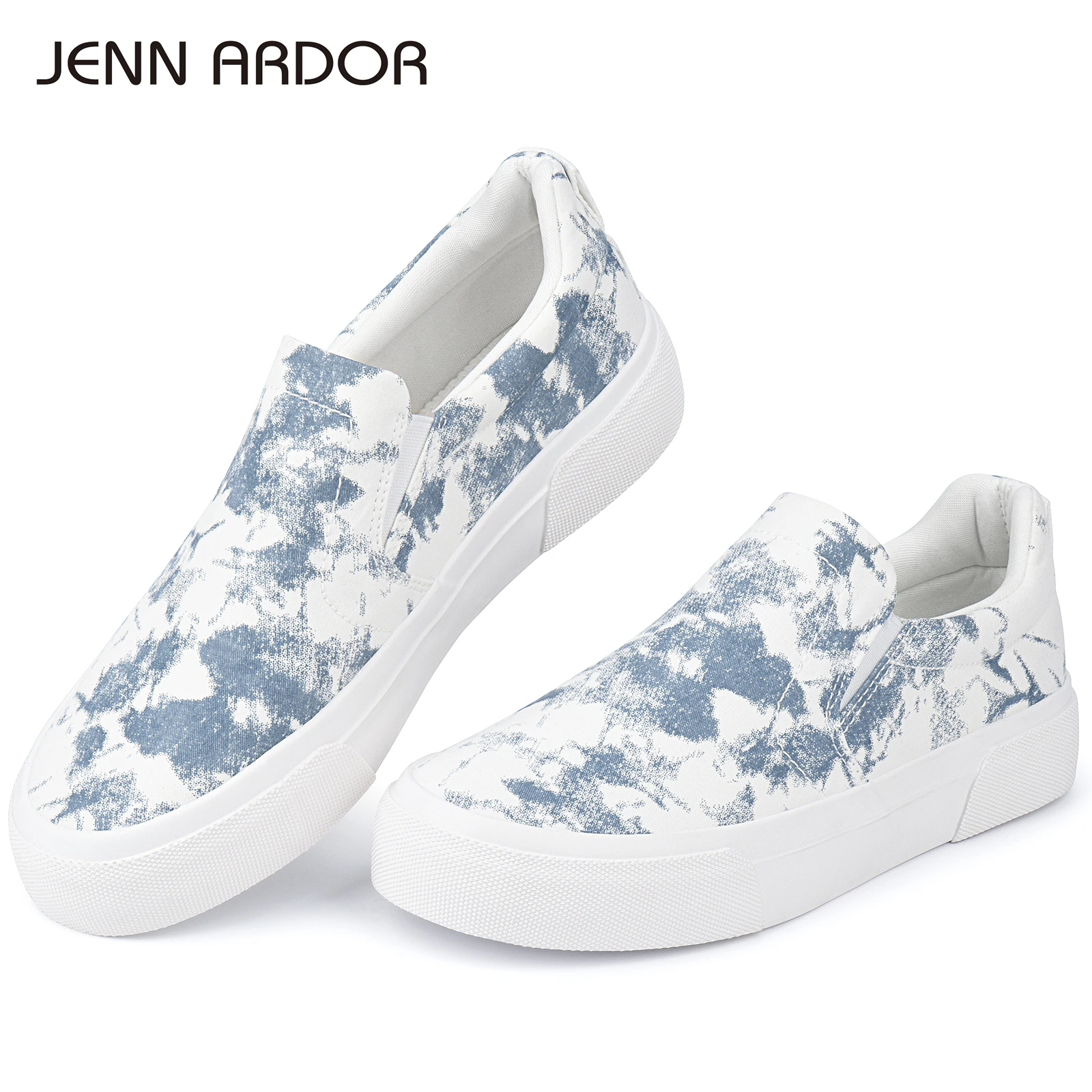 

JENN ARDOR Women Slip on Sneakers Fashion Breathable Casual Shoes Memory Foam Woman Vulcanize Walking Shoes Zapatillas Mujer