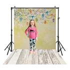 Картина маслом желая дерево фон новорожденный фотография полиэстер деревянный пол обои Детский Портрет Студия Стенд фоны