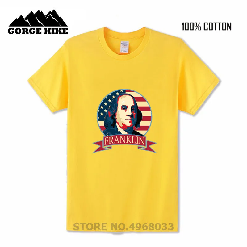 Забавный Бенджамин франкин Американский баннер Великий изобретатель принт