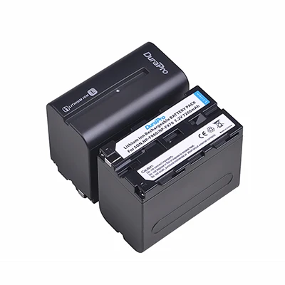 2 Battery Комплект из 2 предметов 7200 мА/ч, NP-F960 NP F970 Камера Батарея+ ЖК-дисплей USB Зарядное устройство для sony NP-F550 F770 F750 F960 FM500H FM70 QM91D QM71D HVR-V1J - Цвет: 2 Battery