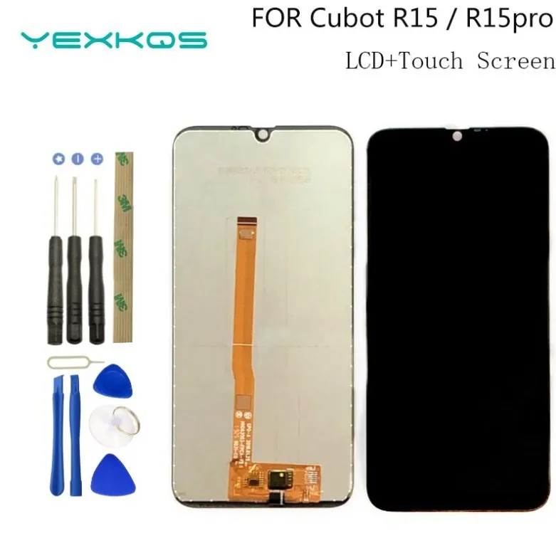 Toque para Cubot Lcd + Tela de Toque Polegada Cubot Display Digitizer100 % Original Novo Lcd Digitador Ferramentas 6.26 R15 Pro