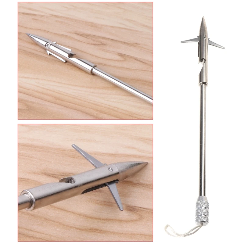 

OOTDTY Fishing Broadhead Barbs Arrow For Slingshot Catapult Bow Shooting Fish Dart Tips
