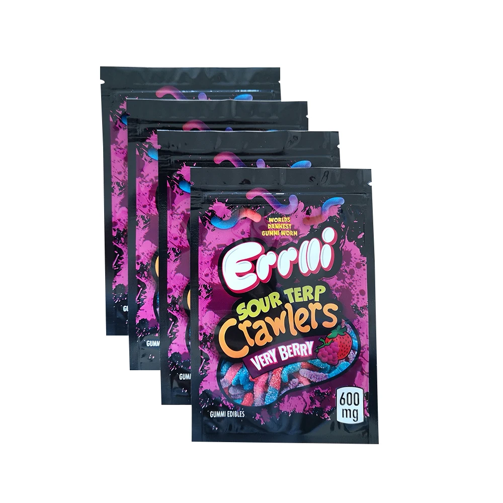 50/100/200X Errlli Sour Terp Crawlers мешки для конфет пустая упаковка только Edibles|Подарочные