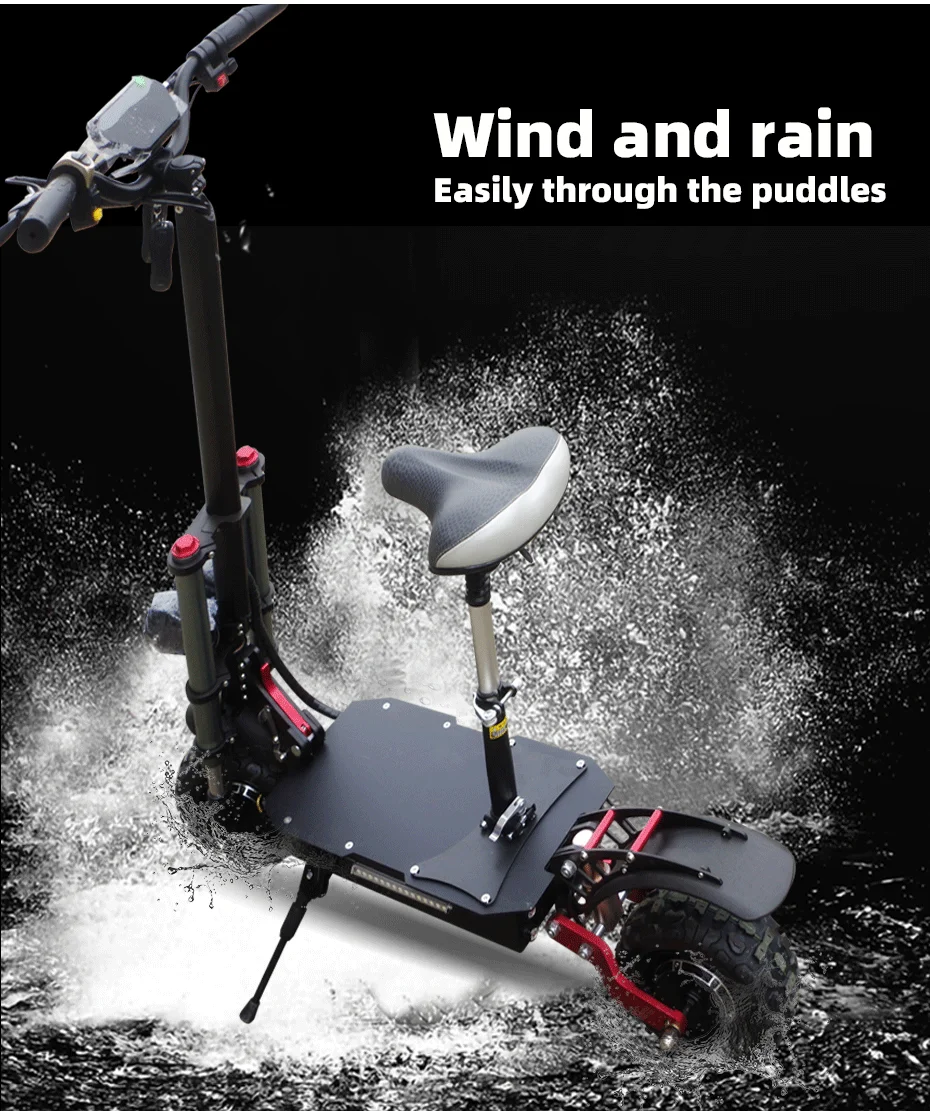 

JS ElectricScooterX60 for Adults Foldable Offroad MaxSpeed 80km/h MaxDistance 105km Power3200w Max load200kg Powerful E Scooter