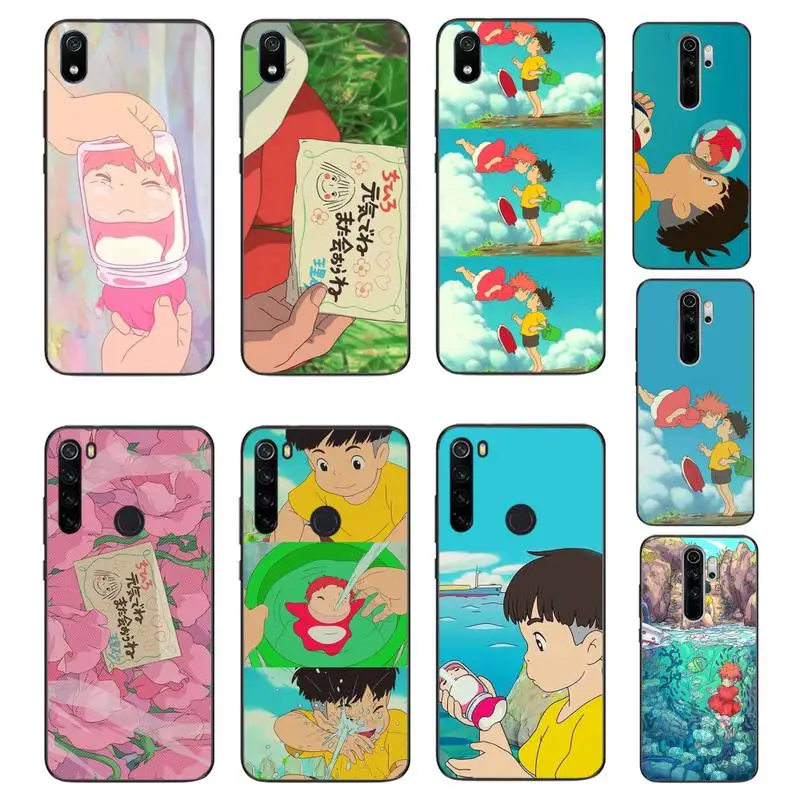 

YNDFCNB Cartoon Ponyo on the Cliff Novelty Soft Phone Case Capa For Xiaomi Redmi Note8T 7 9 Pro 5A Redmi4X 5A 6A 6 7 8 5Plus