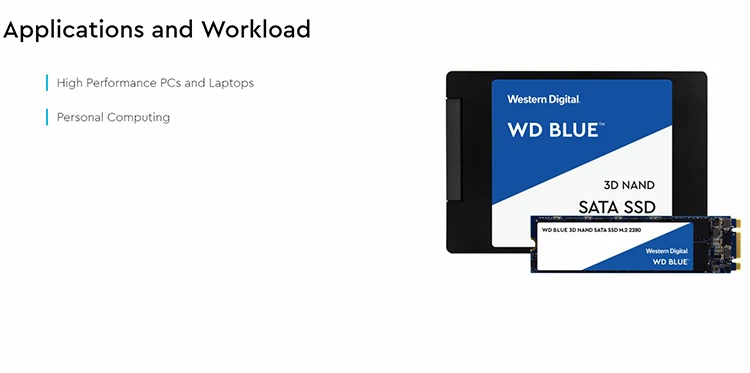 Западной тканевый фон синего WD 3DNAND SSD 250 ГБ 500 1 ТБ 2 ТБ Внутренний SATA 6 ГБ/сек. 560 МБ/с. M.2 2280 твердотельный накопитель Жесткий диск для портативных ПК