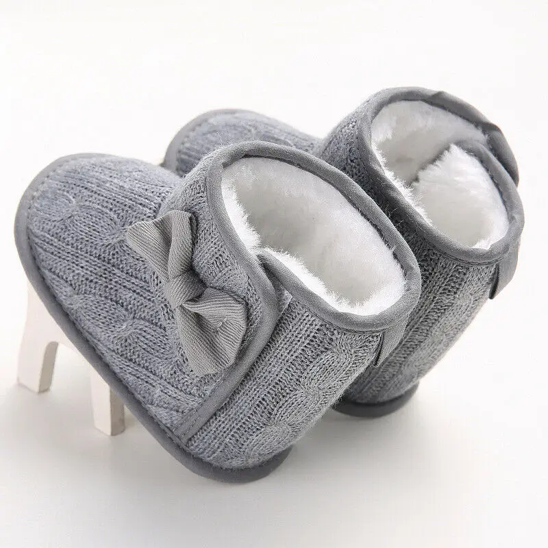 Новинка 2019 брендовые вязаные Нескользящие зимние теплые ботинки для