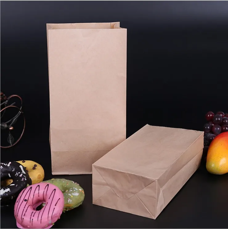 50 шт крафт бумажный мешок подарочные пакеты Конфеты Печенье Хлеб орехи мешок для печенья закуски выпечка посылка поставки