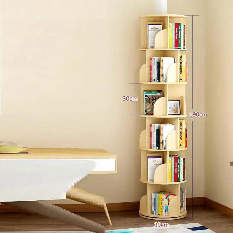 

Dekoration Moveis Para Casa Shelf Estanteria Legno Rotatable Rotate Modern Libreria Scaffale Librero Bookcase Book Case Rack