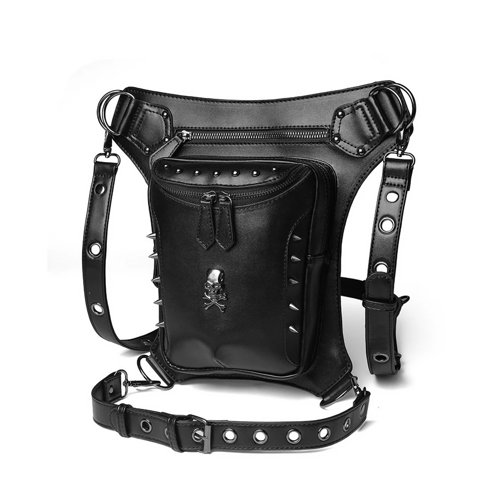 melhor 2021 Novo Saco Da Cintura Das Mulheres Retro Crossbody Coldre De Equitação Ao Ar Livre Da Motocicleta Pu Couro Sacos Perna Mensageiro Ombro Mochilas