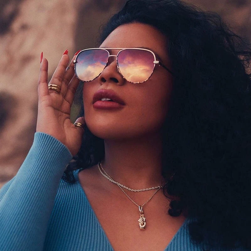 

New Classic Pilot Sunglasses Women Oversized Steampunk Sun glasses For Women Men Luxury Flat Top Shades Oculos zonnebril dames