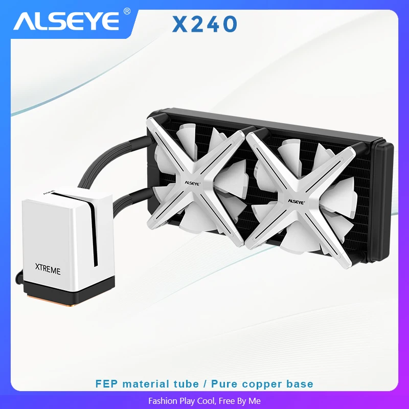 

ALSEYE XTREME серия AIO охладитель жидкости X240 регулируемое RGB Освещение для LGA 775/115x/1366/2011/AM2/AM3/AM4