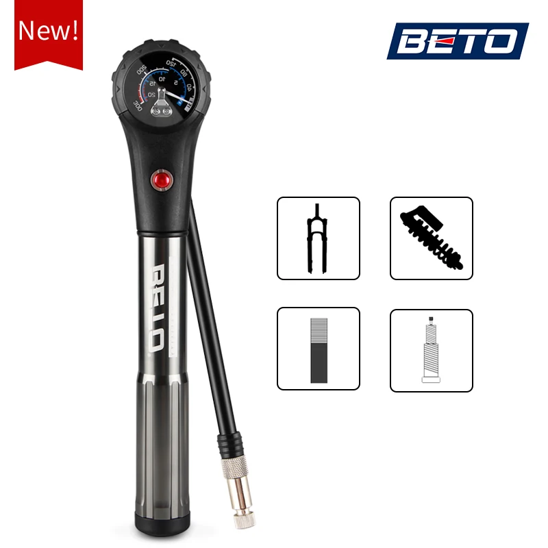 Beto Combo cycle надувной ручной велосипедный насос Амортизатор для велосипеда