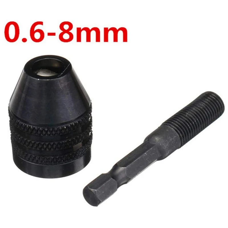 

New 3Pcs Keyless Drill Chuck Conversion Tool Set with 1/4Inch Hex Shank Quick Release Adapter Converter for Electric Grinder