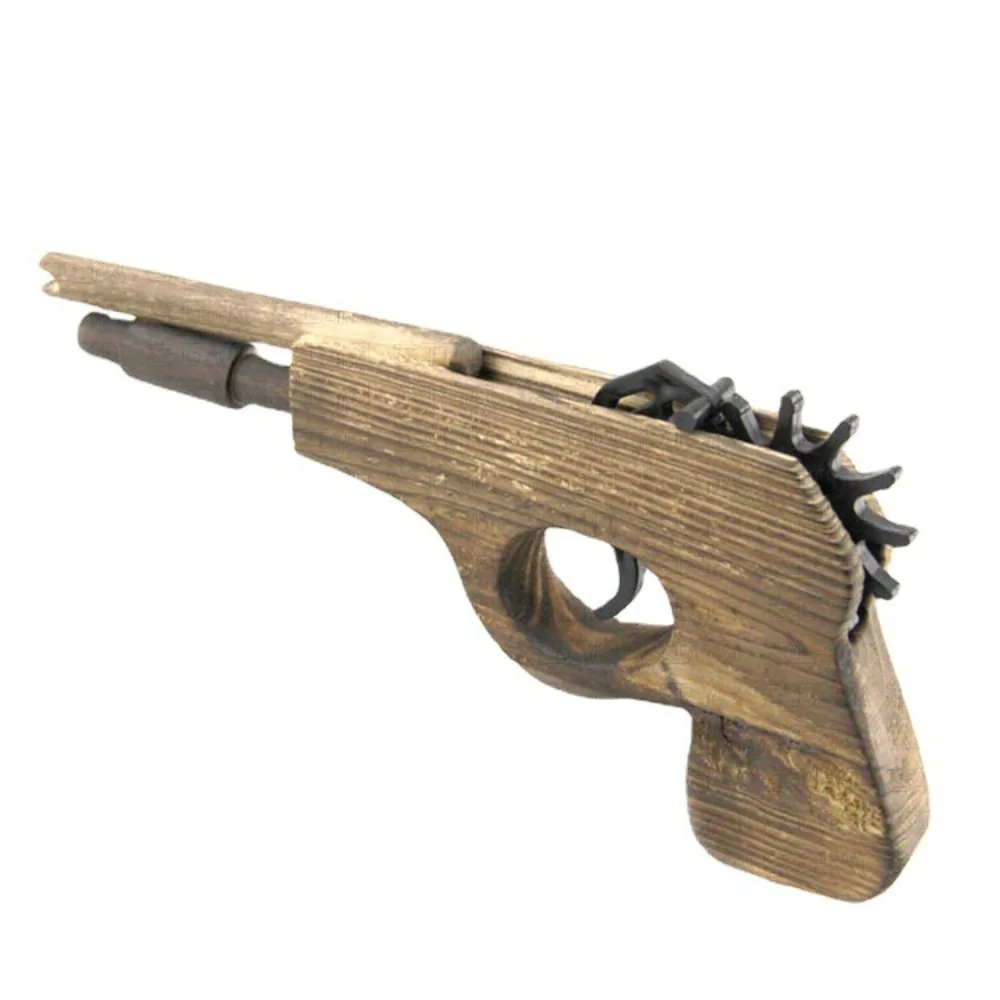 

Реквизит для фестиваля на Хэллоуин, Деревянный пистолет с двойной строчкой, детский фотопистолет, косплей, игрушки для мальчиков