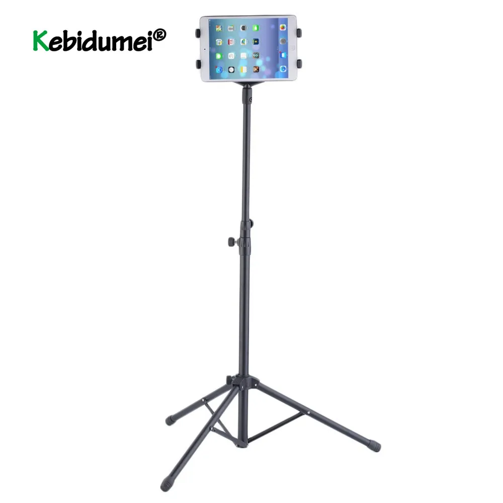 

kebidumei Tripod Adjustable Rotation Tablet Holder Mount For 7 - 10 Inch Tablet Mount Floor Stand With Tripod Base