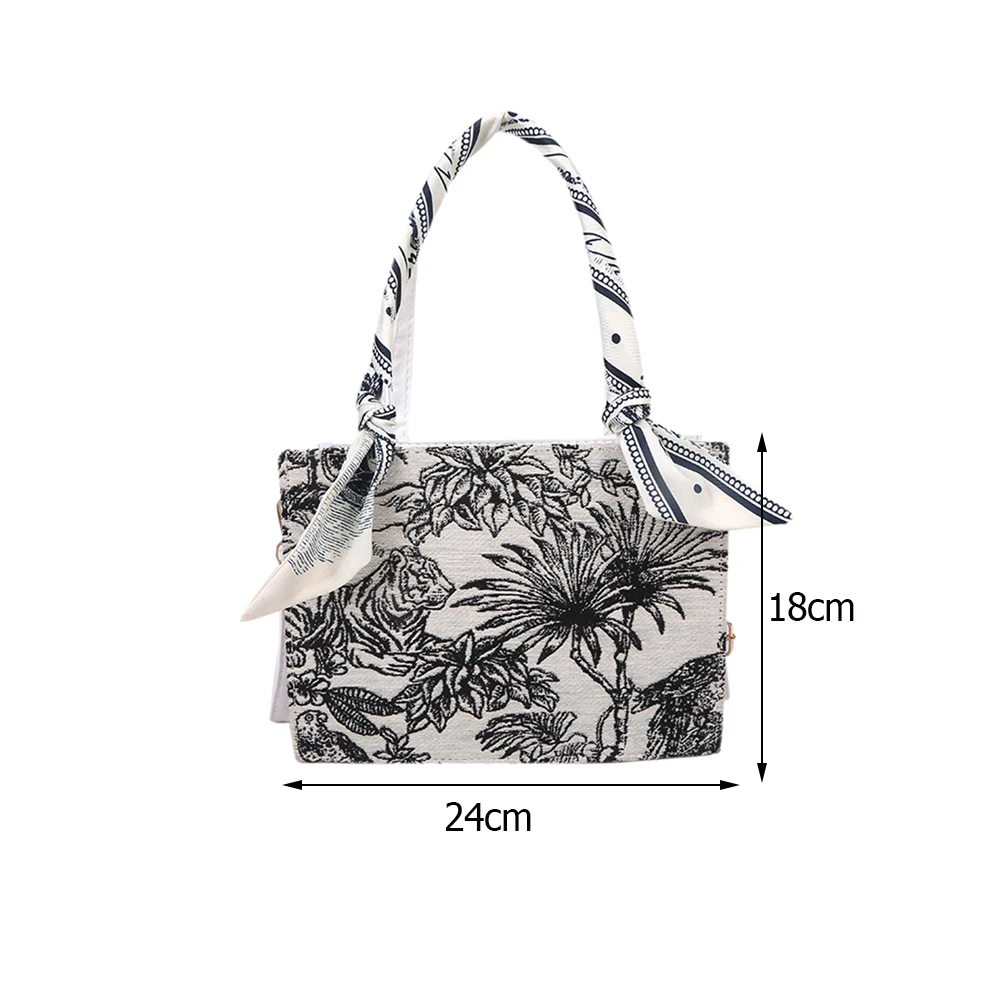 

High Quality Women's Handbags Canvas Shoulder Bags Designer Female Shopper Tote Crossbody Bag Trend Casual Bags for Women New