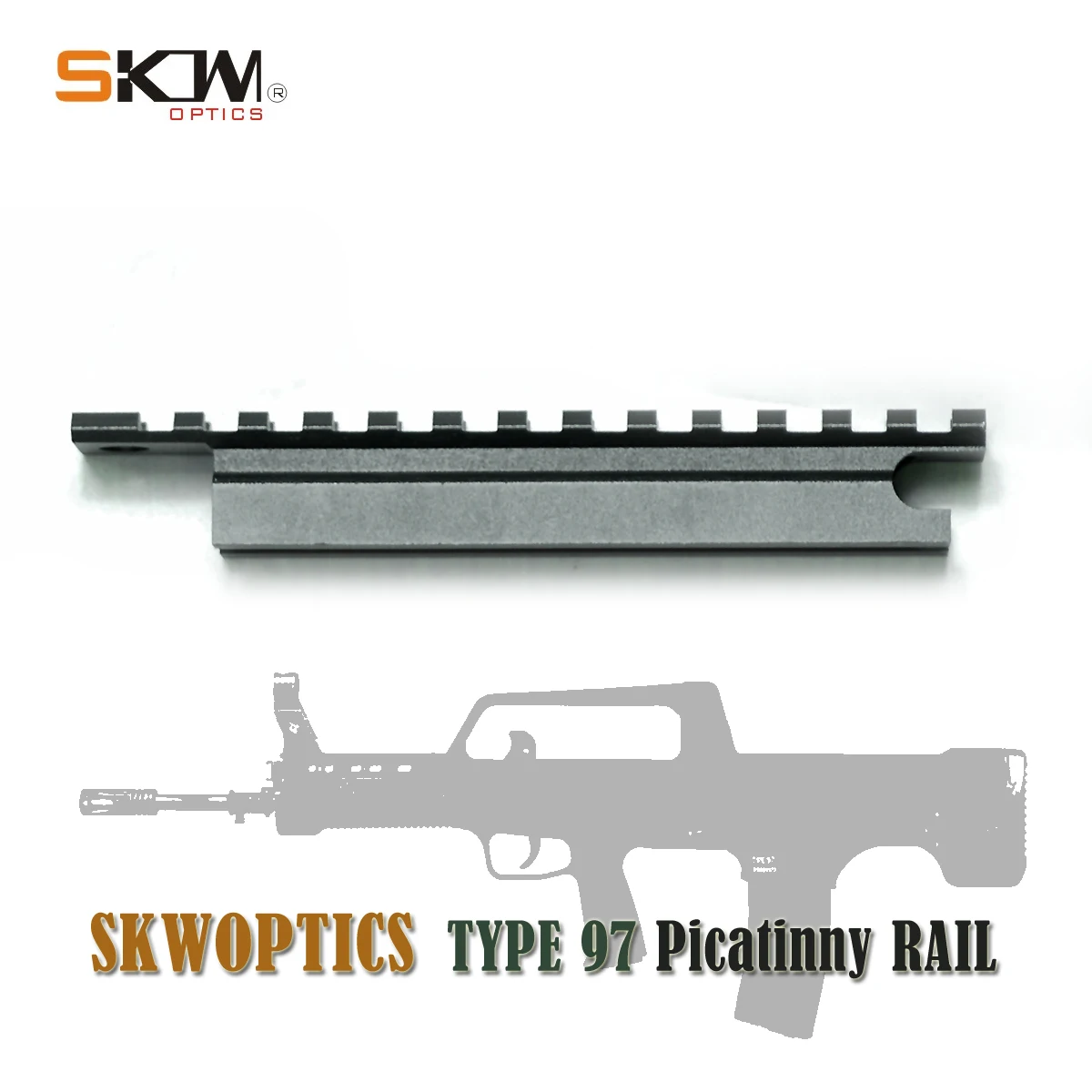 

SKWGEAR Tactical scope rings Norinco TYPE 97 Rail Picatinny rail riflescope