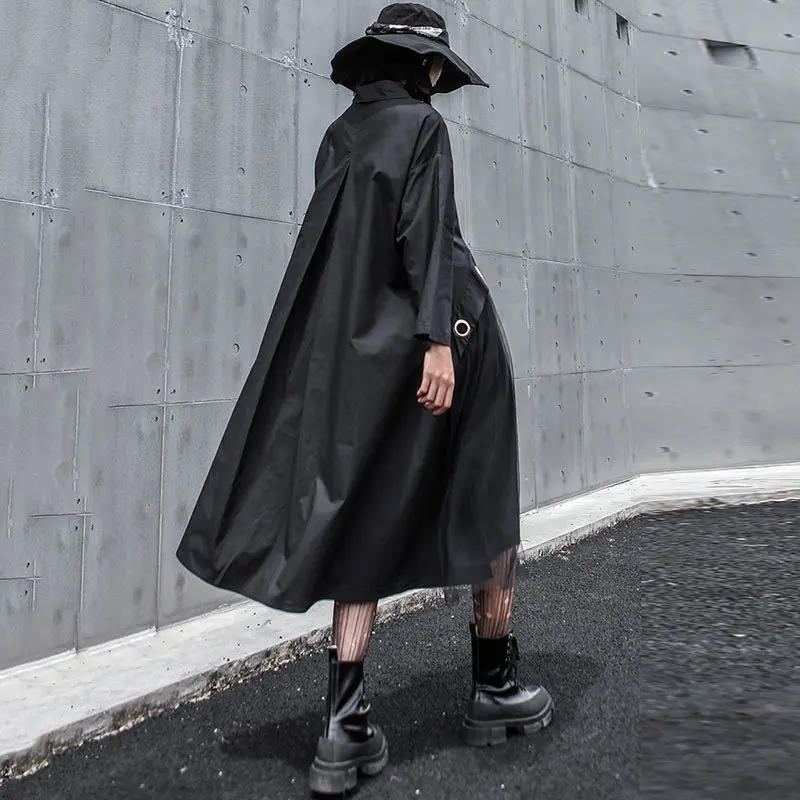 Гофрированный С Сеткой женское платье Корея Мода Новый отложной воротник