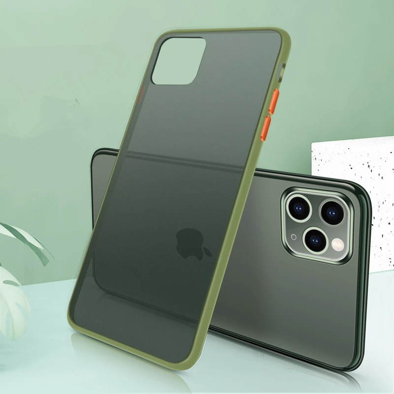 Ультратонкий матовый Противоскользящий чехол для Iphone 11 Pro Max X Xs XR 6S 6 7 8 Plus лучшая