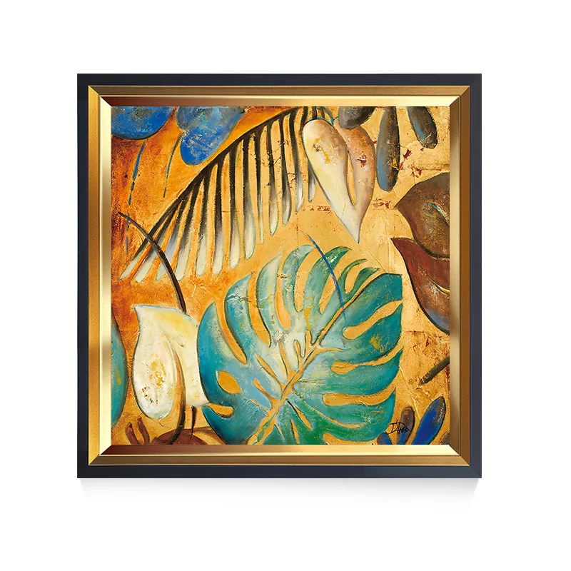 Роскошный Ретро-постер с абстрактными банановыми листьями скандинавский