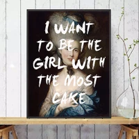 home decor hole lyrics marie antoinette poster and prints on canvas painting wall art pictures living room decoration cuadros