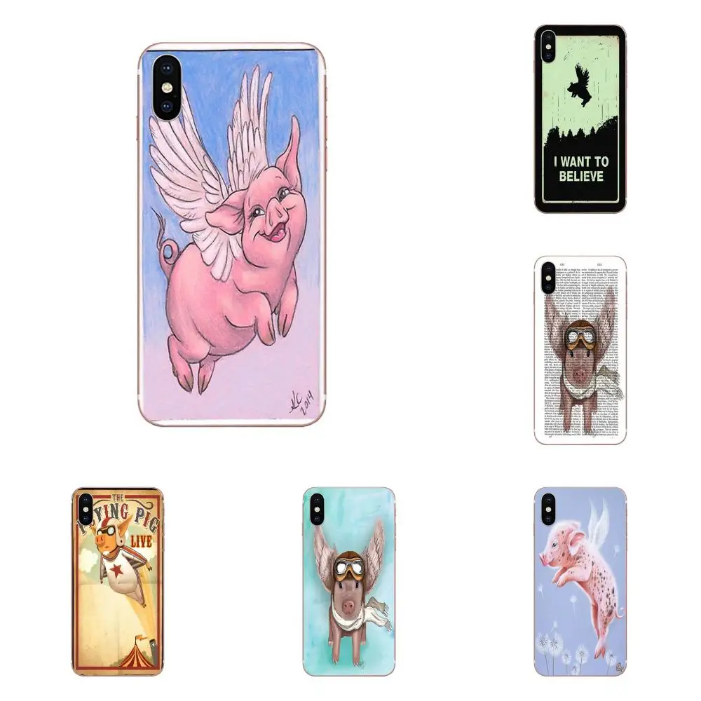 Мягкий для Xiao mi 3 4 4C 4i 5 5s 5X6 6X8 SE Pro Lite A1 Max x 2 Note Авиатор свинка животное - купить по