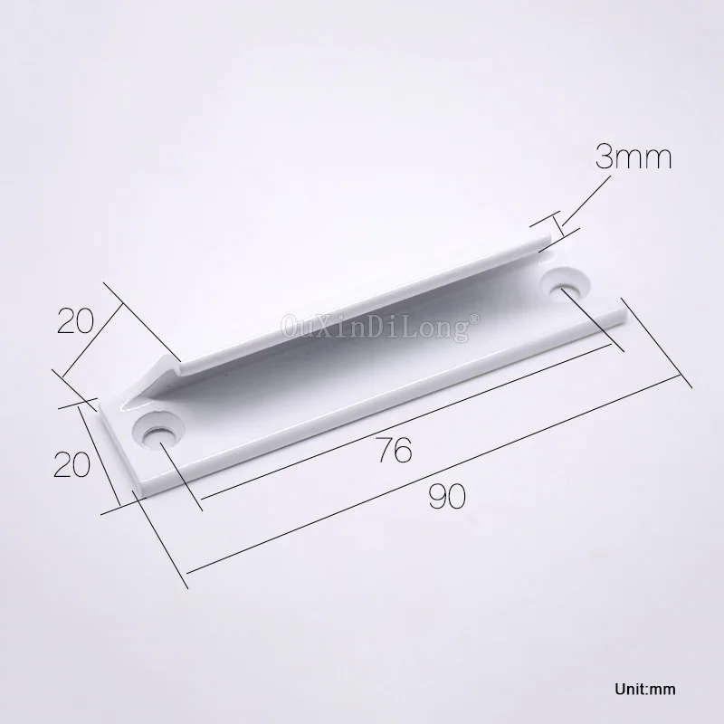 4 шт. белая/черная алюминиевая дверная ручка из сплава Push-pull балконные ворота окно