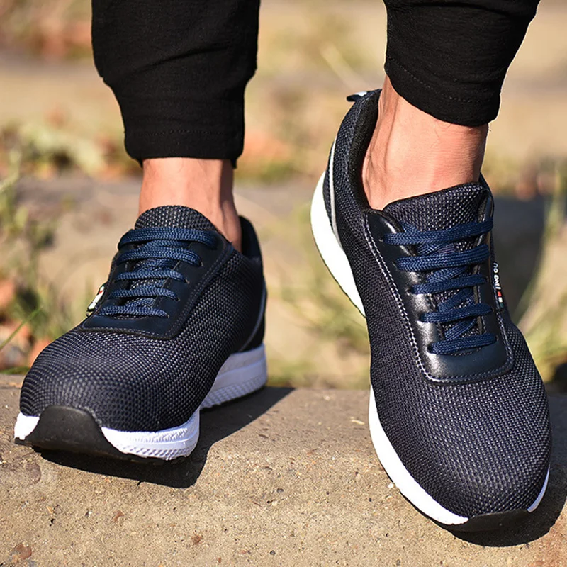 

2019 Work Safety boots men shoes Breathable Work Shoes Slip-on Safety Shoes Anti-puncture Work Boots male shoes adult Sneaker