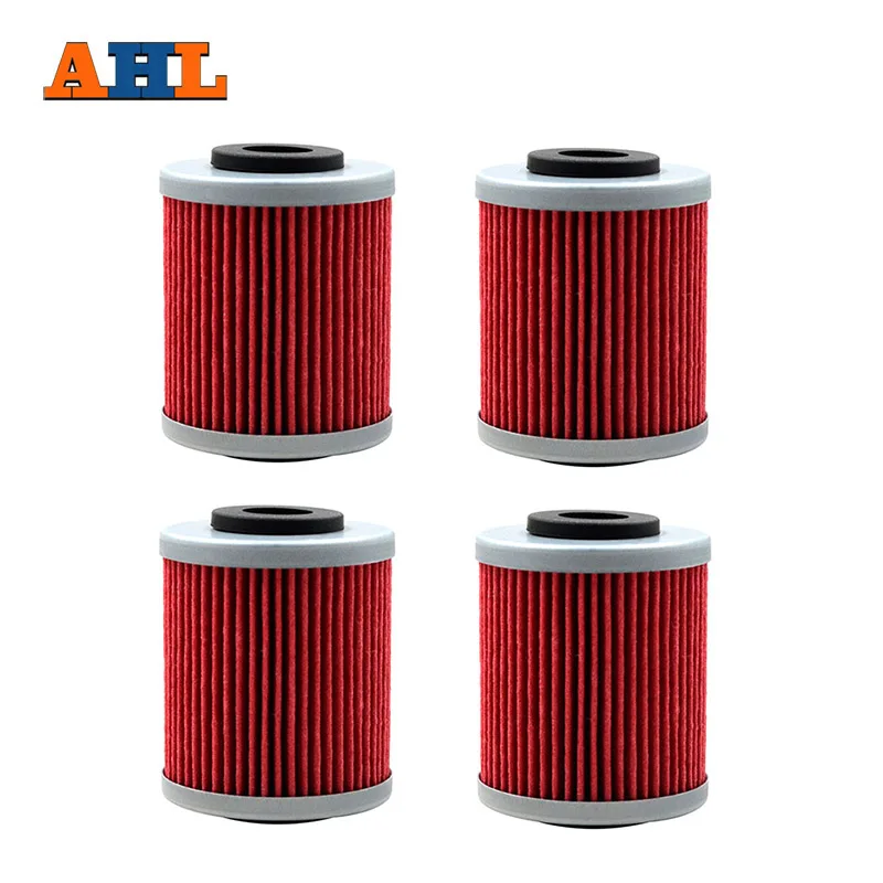 

AHL 4pc High Performance Powersports Cartridge Oil Filter for 701 690