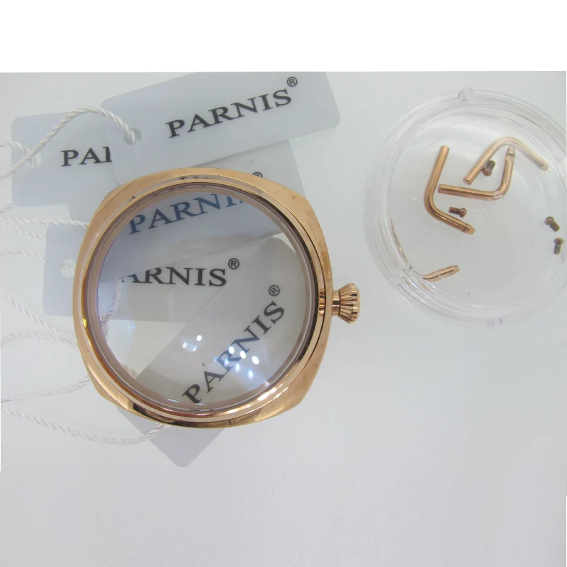 Чехол для часов 45 мм полированный из нержавеющей стали PVD розовое золото