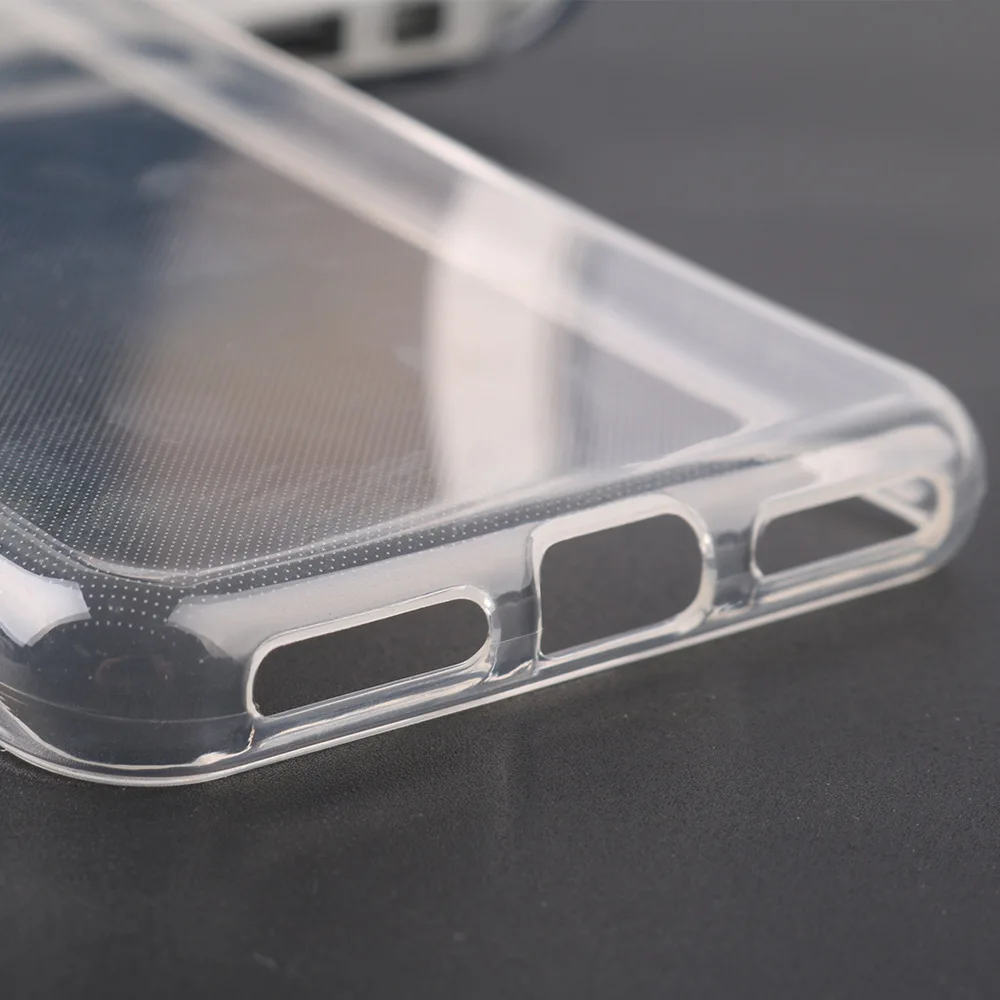 Резиновый прозрачный мягкий чехол из ТПУ для Alcatel 1V 2019 силиконовая защитная