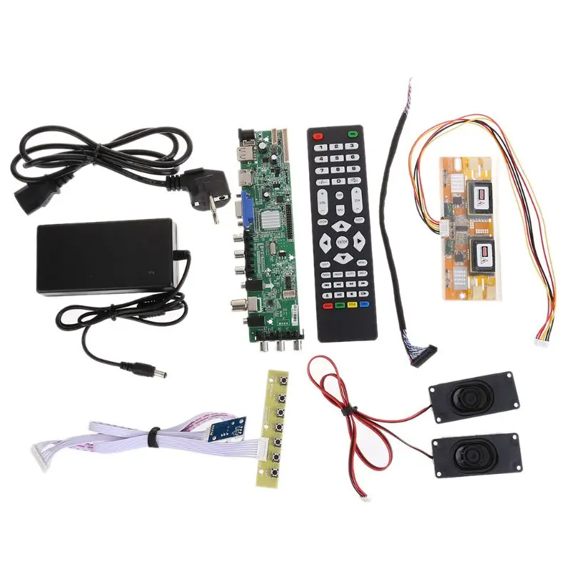 

1Set DS.D3663LUA.A81 DVB-T2/T/C Digital TV 15-32" Lcd TV Controller Driver Board