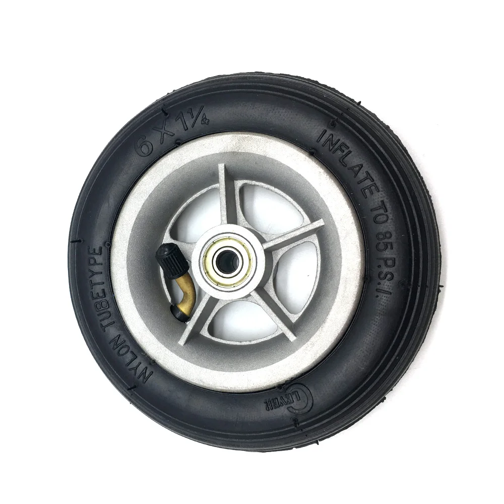 6 Inch Wheel 6x1 1/4 Inner Tube Outer Tyre for 6*1 Inflation Wheelchair Pneumatic Gas Mini Electric Scooter Accessory | Автомобили и