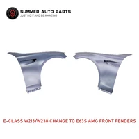 car alloy fender flare for mercedes benz e class w213 w238 change to e63s amg vehicle leaf board front over fender
