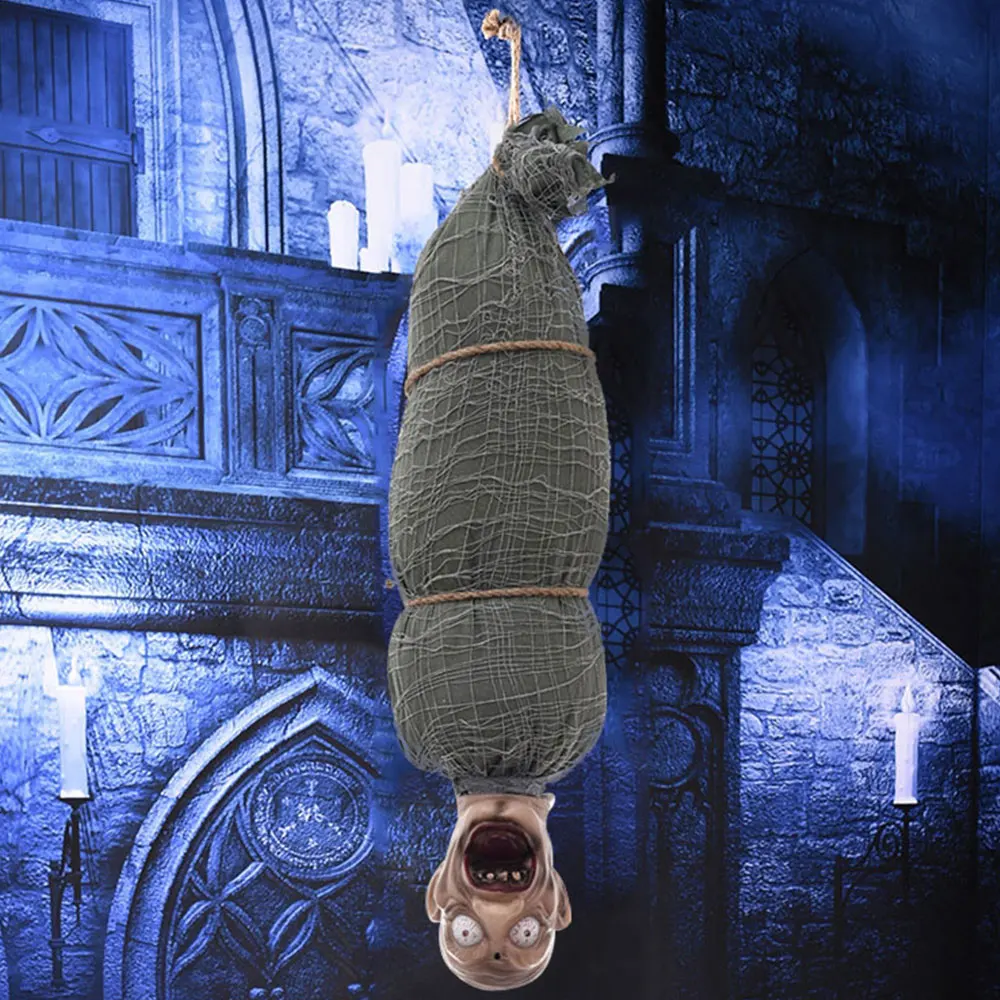 1 шт. Хэллоуин подвесной призрак каркас СВЕТОДИОДНЫЙ Электрический реквизит