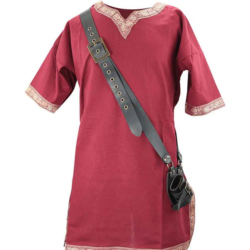 Кожаный ремень на плечо в средневековом стиле викингов ножны скаббард рыцарская