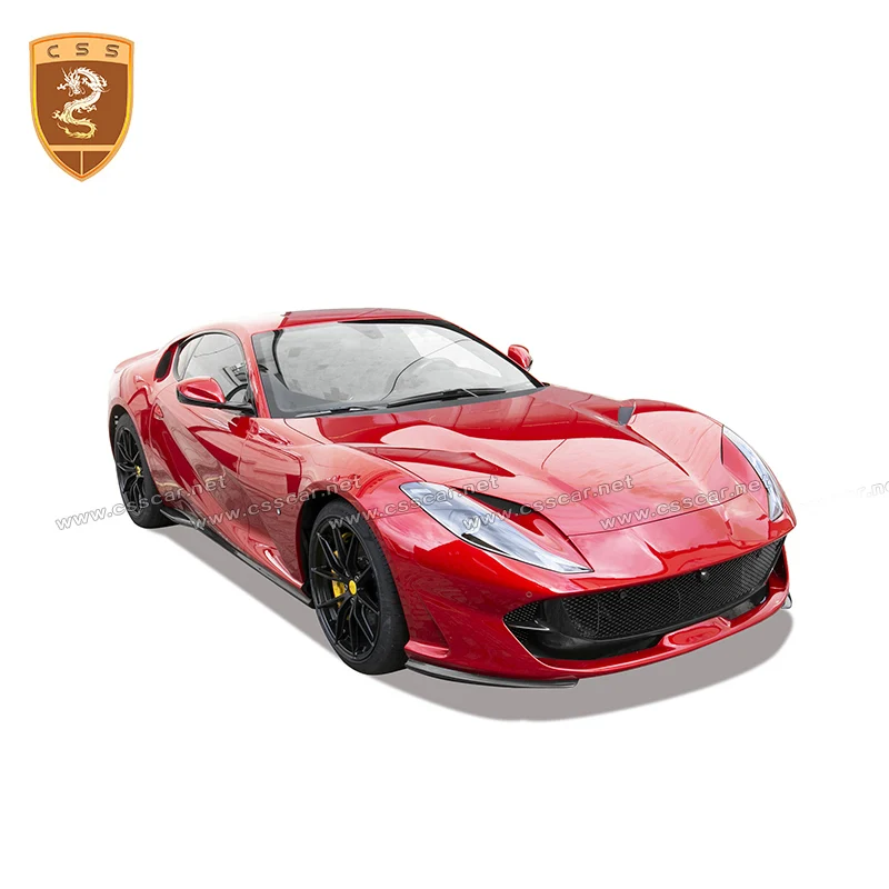 

Hot Sale Real Carbon Fiber OEM Style Side Skirts Extensions Car Body Parts For Ferrari 812