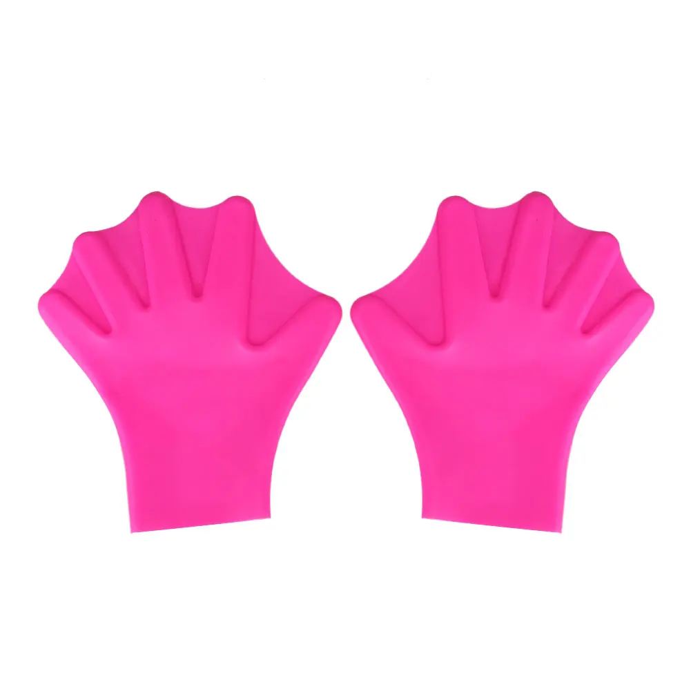 1Pair Finger Fins Gloves Hand Paddle Palm Sports Swimming Accessories Membranes | Спорт и развлечения