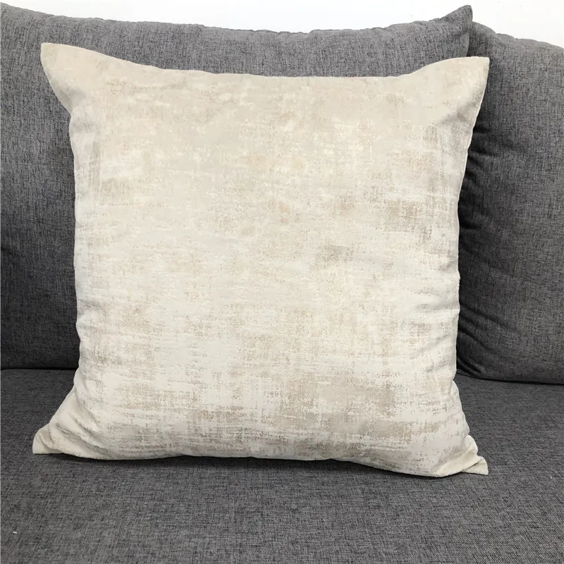 

Embossing Sofa Pillowcase Home Decorative Velvet Printing Cushion Cover