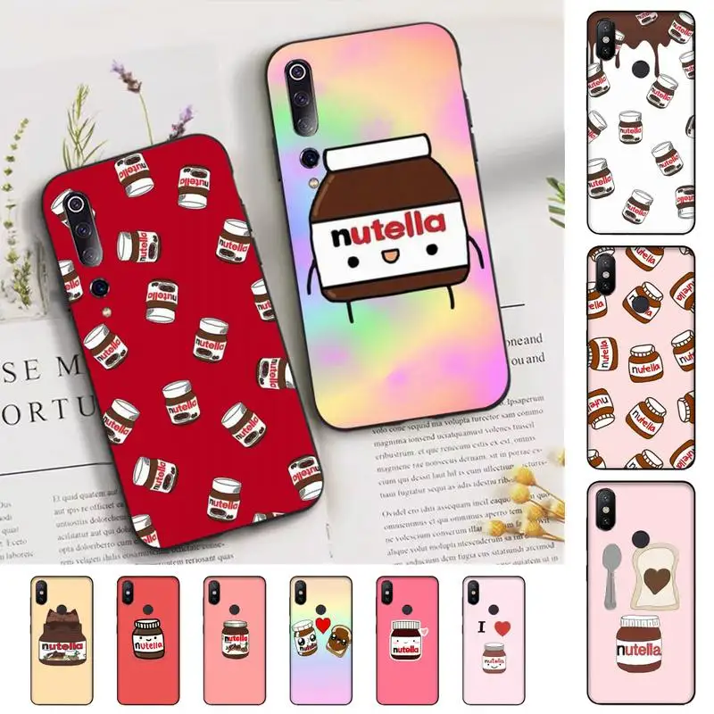 

FHNBLJ Chocolate Nutella Phone Case for Xiaomi mi 9 8 10 5 6 lite F1 SE Max 3 2 mix 2s